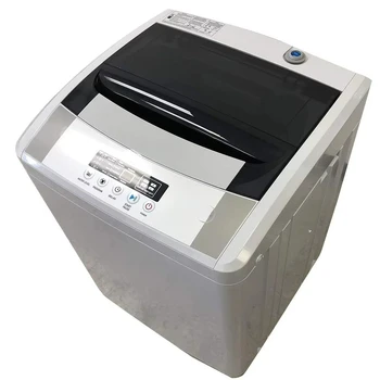 Компактная портативная стиральная машина 6360W Вместимостью 11 фунтов, полностью автоматическая стиральная машина серого цвета