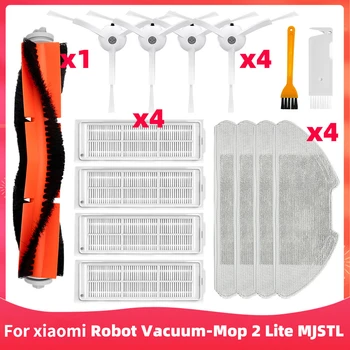 Замена для Xiaomi Mi Robot Mop 2 Lite, робот-пылесос MJSTL, запасные части, Основная боковая щетка, Hepa-фильтр, тряпки для швабры