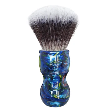Dscosmetic blue Galaxy G7 Мягкая и прочная кисточка для бритья из синтетических волос для мужчин для влажного бритья