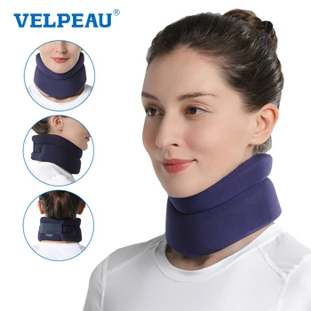 Губка для шейного бандажа VELPEAU для снятия давления на шейку матки, жесткости и боли, подушка для поддержки шеи с шейным воротником для мужчин и женщин