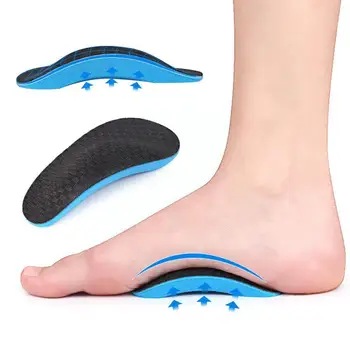 Ортопедический супинатор Силиконовый Плоский корректор Гелевая подушка для ног Ортопедическая обувь с вставками для плоскостопия S9Q0