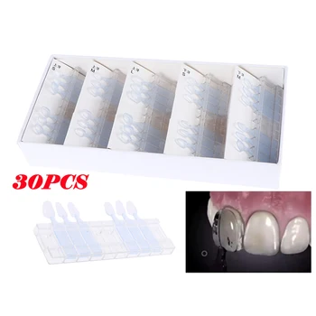 Форма для пломбирования зубов, подходящая для композитной смолы, Светоотверждаемые Передние Виниры Для зубов, Инструмент для отбеливания зубов, Стоматологический Материал