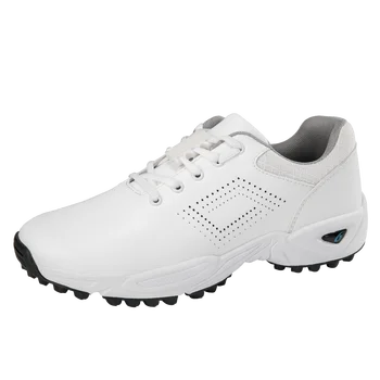 Мужские Спортивные кроссовки, Сетчатая обувь для гольфа, нескользящая обувь для ходьбы по траве, Легкая обувь для занятий легкой атлетикой, теннисом, Комфортная легкая обувь для тренировок гольфистов