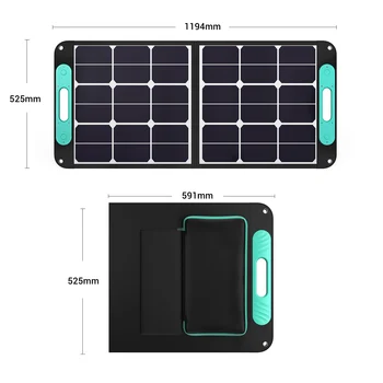 Vigorpool 100 Вт USB Paneles Solares Монокристаллическая Фотоэлектрическая система Солнечной энергии Аксессуары Складная Солнечная панель