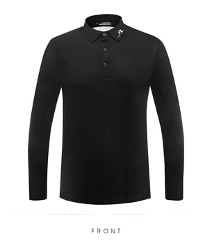 Новая мужская футболка для гольфа с длинным рукавом, модное пальто для отдыха на открытом воздухе