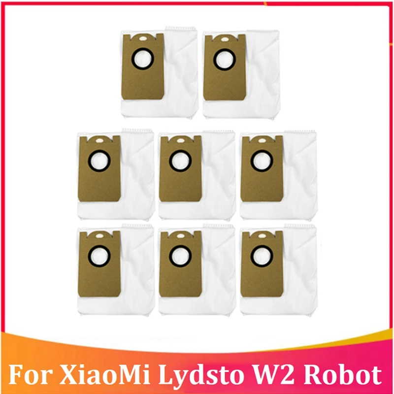 8 Шт. Пылесборник Для робота-пылесоса Xiaomi Lydsto W2, Сменные запасные части для мешка для мусора 0