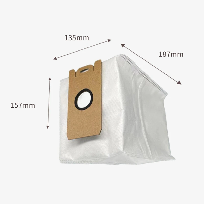 8 Шт. Пылесборник Для робота-пылесоса Xiaomi Lydsto W2, Сменные запасные части для мешка для мусора 5