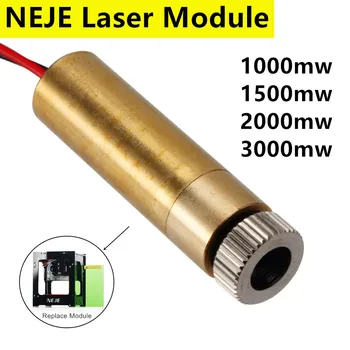 2023 Горячая продажа NEJE Лазерный модуль 1000 МВт/1500 МВт/2000 МВт/3000 МВт 445 нм/405 нм Комплект для замены лазерной головки для DK-8-KZ DK-BL Laser
