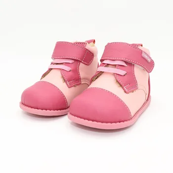Tipsietoes / 2022 Новая зимняя детская обувь, Кожаные ботинки Martin, Детские зимние ботинки для девочек и мальчиков, резиновые модные розовые кроссовки