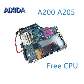 AIXIDA K000057510 K000057110 Для Ноутбука Toshiba Satellite A200 A205 Материнская плата LA-3481P с графическим процессором без слота CPU полностью протестирована