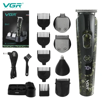 Набор для ухода VGR Профессиональный Триммер для волос в носу, Электробритва, Беспроводная Машинка для стрижки Волос, Машинка для стрижки волос, Триммер для мужчин V-102