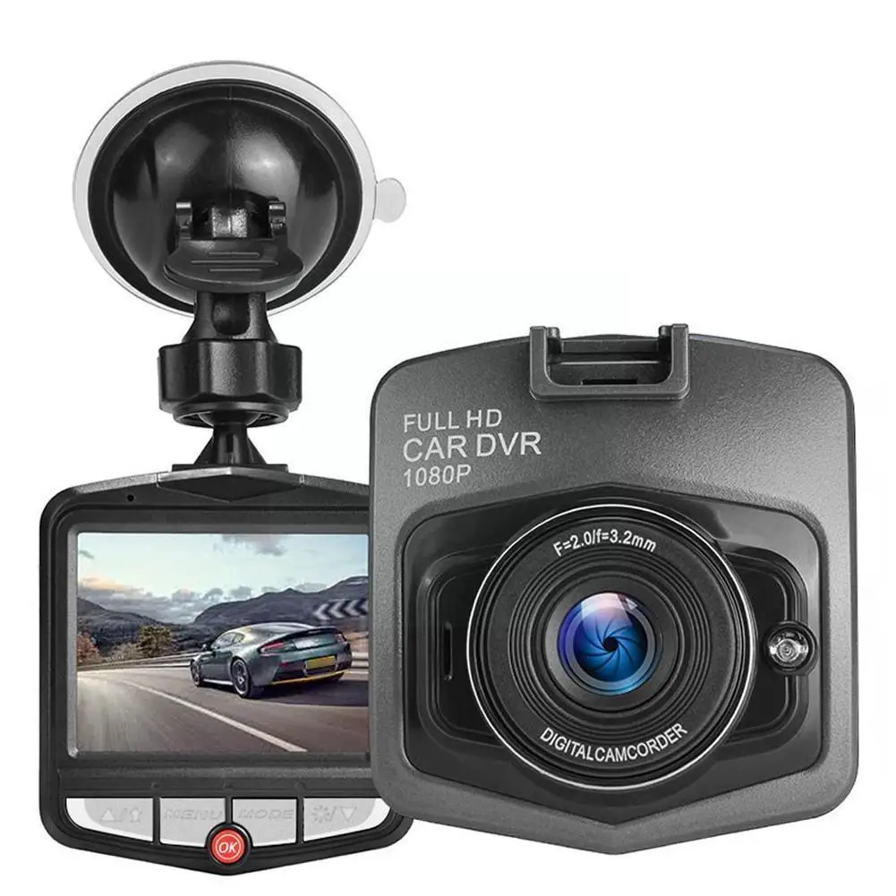 Видеорегистратор 2,4-Дюймовая Автомобильная Камера HD 1080P Портативный Мини-Видеорегистратор с Петлевой Записью Ночного Видения Cam Auto Dash Vehical S2R7 0