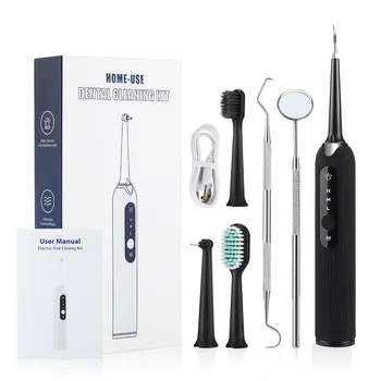 Электрический ультразвуковой набор для чистки зубов, Инструменты для удаления зубного камня, очиститель пятен на зубах, уход за полостью рта