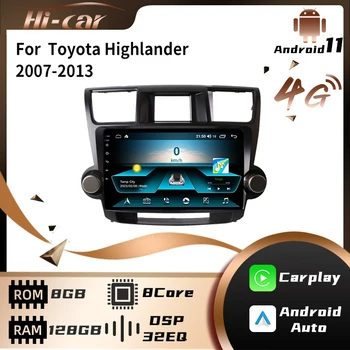 2 Din Android Автомагнитола для Toyota Highlander 2007-2013 10,1 