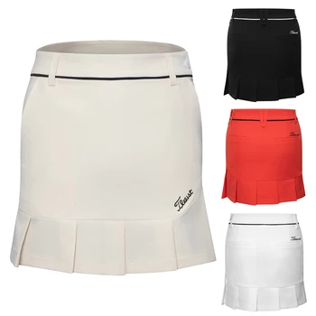Женская юбка для гольфа, летняя модная спортивная одежда для гольфа, быстросохнущая дышащая короткая юбка для дам