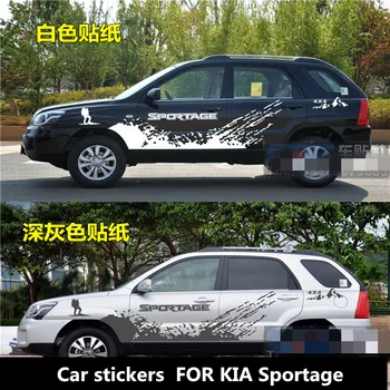 Новая автомобильная наклейка ДЛЯ KIA Sportage, Внешняя отделка кузова, Модифицированная наклейка, наклейка в стиле внедорожника Sportage