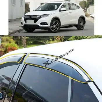 Для Honda EV1 XRV HRV HR-V Vezel 2014-2015 2016 2017 2018 2019 2020 2021 Наклейка На Оконное Стекло Ветровой Козырек Защита От Дождя/Солнца Вентиляционное отверстие