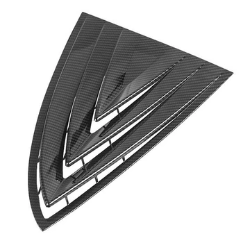 2 шт. Треугольная наклейка на заднее стекло, жалюзи, декоративная наклейка, Автомобильные аксессуары для замены Tesla Model 3