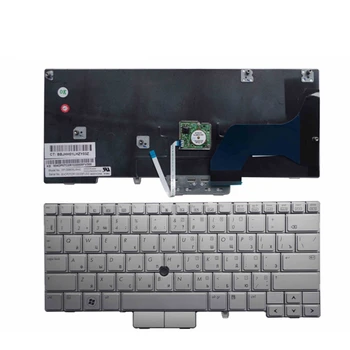 Новая клавиатура ДЛЯ ноутбука HP 2740p на русском языке RU серебристая