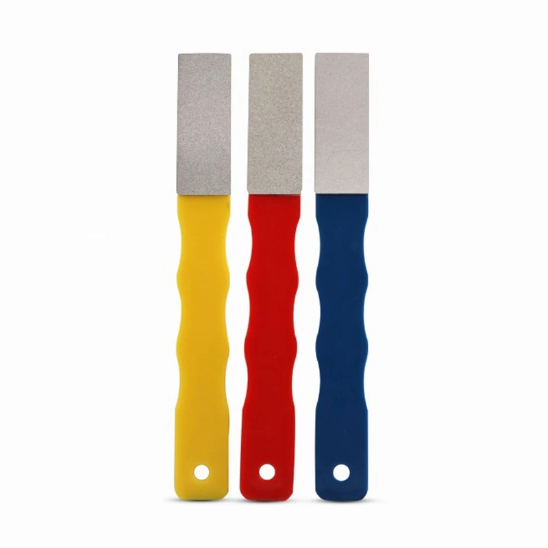 Многоцелевая точилка для ножей, набор точильных камней, полировальный инструмент с удобной ручкой для кухонных охотничьих ножей 0