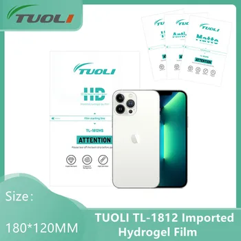 TUOLI TL-1812HS Импортировала Гибкую Гидрогелевую Пленку Sheet Screen Protector HD Matte Anti-blue Для Интеллектуальной Резки Пленки для телефона