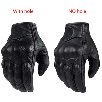 Мотоциклетные перчатки черные гоночные из натуральной кожи Мотоциклетные белые Перчатки для команды шоссейных гонок мужские летние зимние