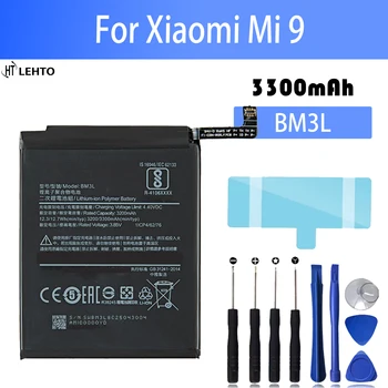 BM3L Аккумулятор Для Xiaomi 9 MI9 M9 MI 9 Сменная Ремонтная Деталь Оригинальной Емкости Аккумуляторы для мобильных телефонов Bateria