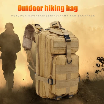 Мужская походная сумка для кемпинга с D-образной пряжкой 3P, военный рюкзак, морозостойкий Оксфордский тактический рюкзак, высокая термостойкость