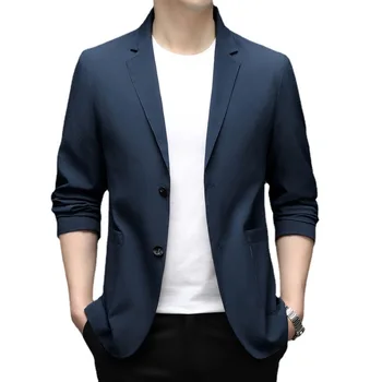 5042-2023 новый маленький костюм мужской корейской версии приталенного костюма мужской молодежный пиджак