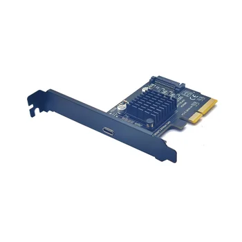 USB 3,2 Карта расширения PCI Express PCI-E 4X для USB3.2 Gen2 X2 Type-C 20 Гбит/с с интерфейсом SATA с чипом ASMEDIA ASM3242