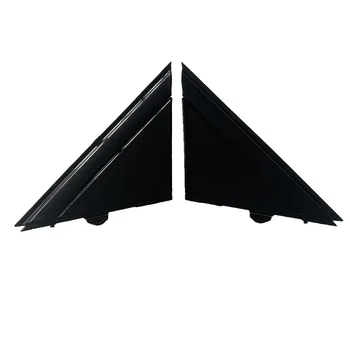 Для Fiat 500 12-19 Накладка на зеркало заднего вида, молдинги, черный глянец LH и RH, треугольный флаг, 2 предмета, автомобильные Аксессуары