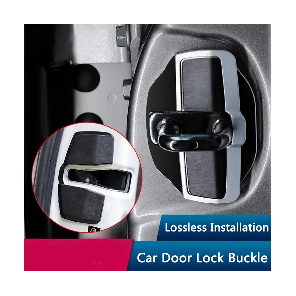 6 Комплектов Пряжки Дверного Замка TRD, Модернизированные Защелки Крышки Стабилизатора для Lexus Серии Toyota, Устраняющие Шум, Ограничитель Пространства 1