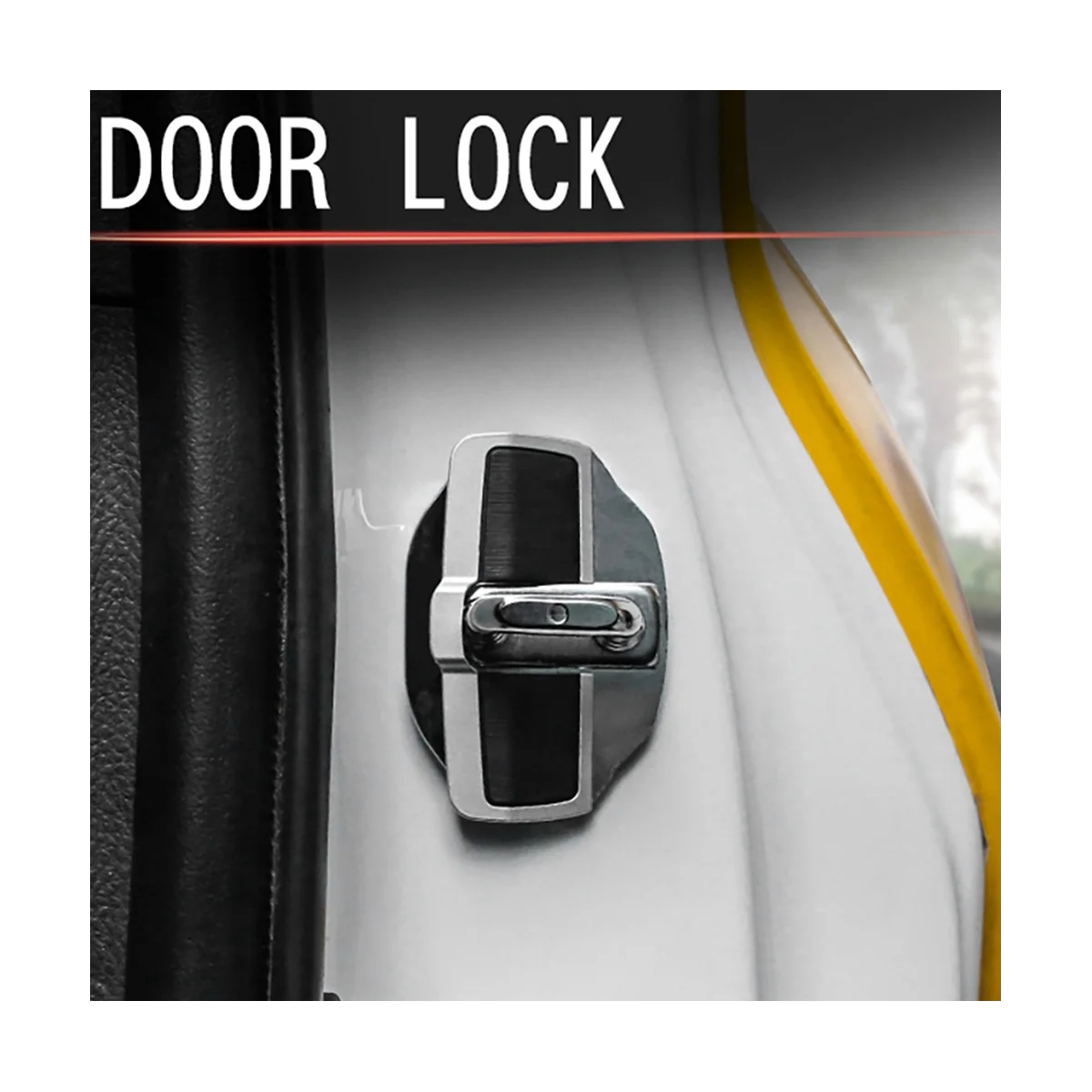 6 Комплектов Пряжки Дверного Замка TRD, Модернизированные Защелки Крышки Стабилизатора для Lexus Серии Toyota, Устраняющие Шум, Ограничитель Пространства 2