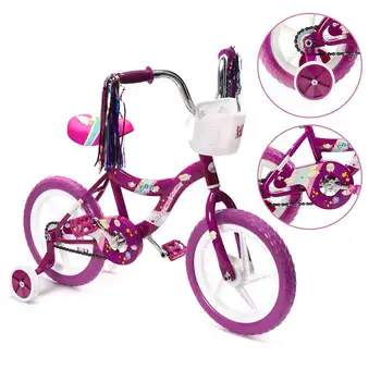 дюймовый велосипед для детей 2-4 лет, шины EVA и тренировочные колеса, отлично подходит для начинающих