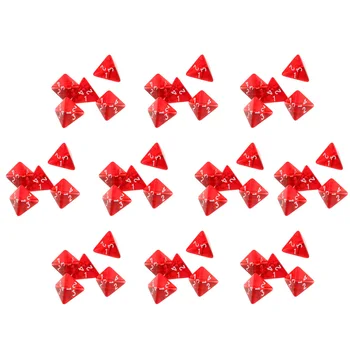 Упаковка из 50 многогранных кубиков с драгоценными камнями, набор многогранных кубиков D4 D & D TRPG Cup Настольная игра