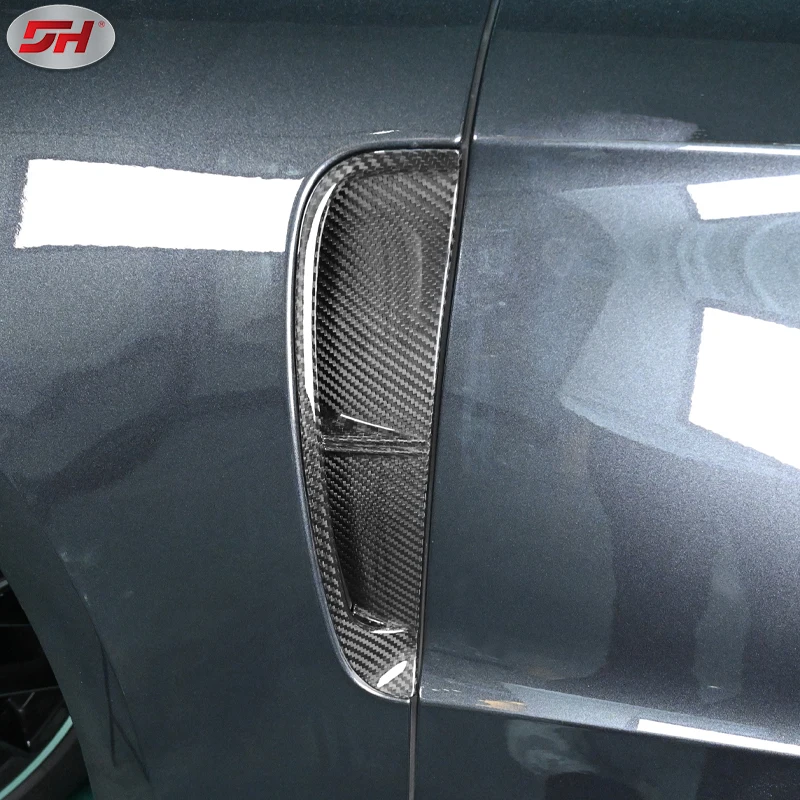 высококачественные сменные вентиляционные отверстия на боковых крыльях из настоящего углеродного волокна для Porsche panamera 2017-up 971 modelcar accesorries 1