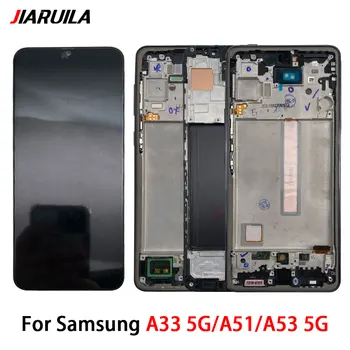 Оригинальный ЖК-дисплей Для Samsung A51 A30S A31 A20 A30 M21 M31 A22 A32 4G A53 A33 A53 5G ЖК-дисплей с Сенсорным экраном Дигитайзер В Сборе