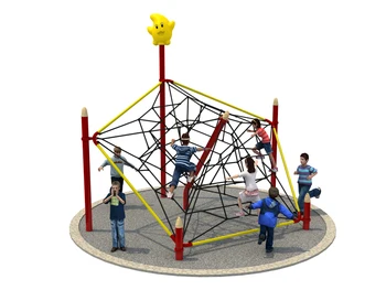 индивидуальный открытый физический игровой парк, детская стальная полоса, веревочная сетка, оборудование для спортивной площадки YLW-FX171017