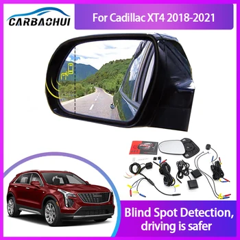 Автомобильная Система Обнаружения Радаров с Зеркалом Слепой зоны для Cadillac XT4 2018-2021 BSD BSA BSM Microwave Blind Spot Monitor Радар-детекторы
