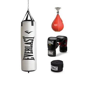Комплект боксерского мешка Platinum Heavy Bag весом 70 фунтов, отличный комплект для 2-х станционной стойки, из ПВХ, полиэстера, хлопка, искусственной ткани и пенополиуретана