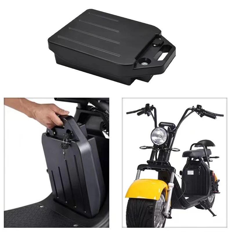 Литиевая батарея для электромобиля Harley, водонепроницаемая батарея 18650 60V 100Ah для двухколесного Складного электрического скутера citycoco, велосипеда 4