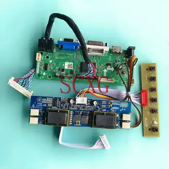 ЖК-дисплей Матричная плата контроллера Подходит для HSD190ME12 HSD190ME13, совместимый с VGA DVI HDMI, 19 