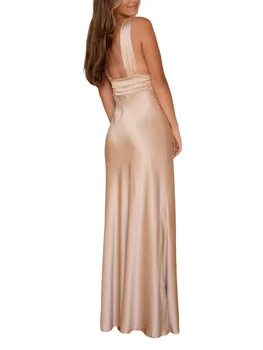 Элегантное Кружевное вечернее платье Русалки с открытыми плечами, платье без рукавов с цветочной вышивкой и высоким разрезом для официального мероприятия