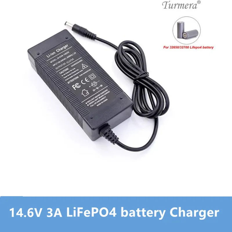 Новое зарядное устройство 14,6 V 3A LiFePO4 4S 12V 3A Lifepo4 зарядное устройство 14,4 V smart charger для батареи 4S 12V LiFePO4 Turmera 1