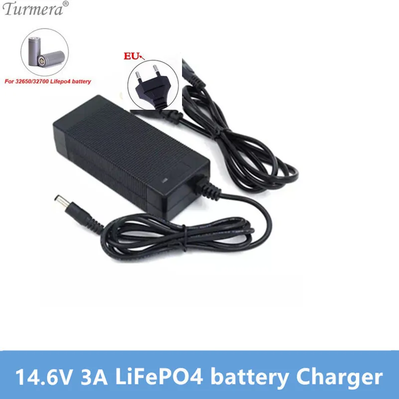 Новое зарядное устройство 14,6 V 3A LiFePO4 4S 12V 3A Lifepo4 зарядное устройство 14,4 V smart charger для батареи 4S 12V LiFePO4 Turmera 2