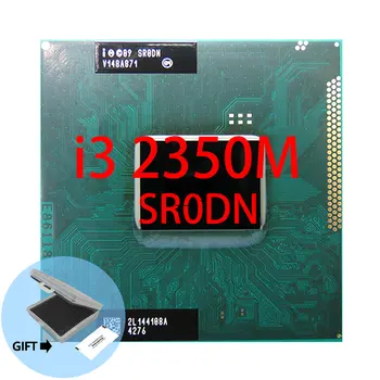 Core i3-2350M i3 2350M SR0DN Двухъядерный четырехпоточный процессор с частотой 2,3 ГГц, процессор L2 = 512 М, L3 = 3 М, разъем 35 Вт, Четырехъядерный процессор типа G2 ·