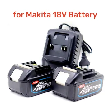 Обновите свои электроинструменты с помощью новой модернизированной аккумуляторной батареи 2023 18V 6000mAh для Makita и комплекта зарядных устройств