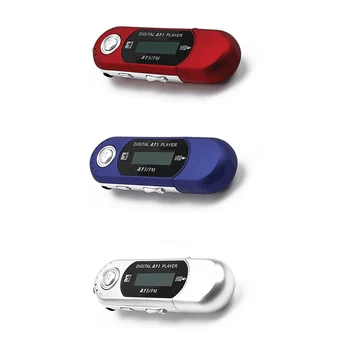 Мини MP3-плеер USB 2.0, маленький флэш-накопитель, многоязычный ЖК-музыкальный плеер с аудиоразъемом 3,5 мм, автоматическое отключение