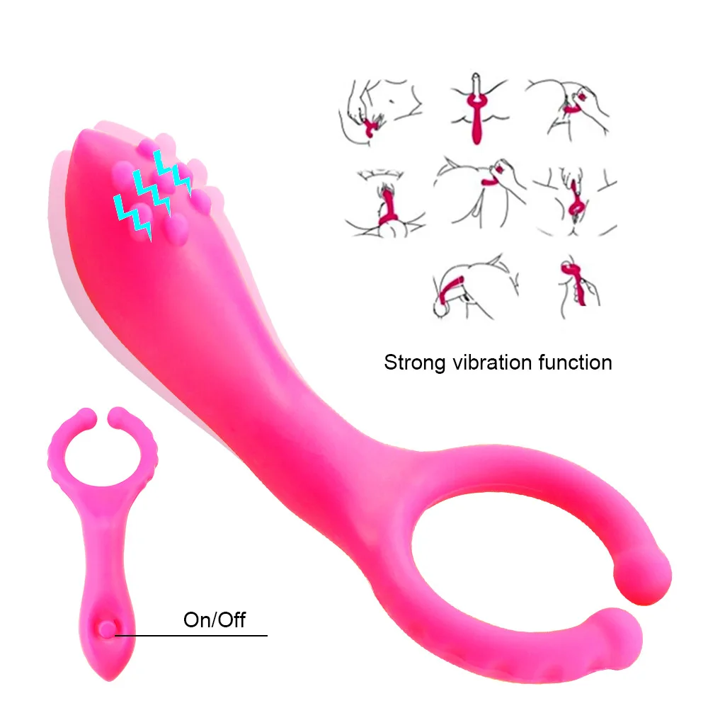 Вибраторы фаллоимитатор G пятно стимуляции киска анальная мастурбация вибрации зажим для пениса бондаж взрослые секс-игрушки для женщин мужчин пара 0