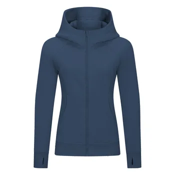 Осенне-зимняя женская куртка, дышащая верхняя одежда для занятий йогой, фитнесом, бегом, пальто для тренировок, женская осенняя куртка, ветровка